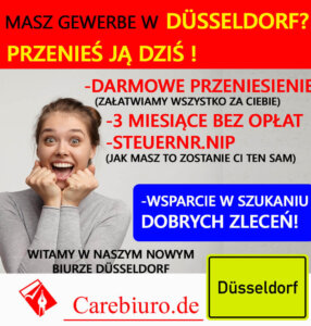 Gewerbe bez zameldowania w carebiuro.click